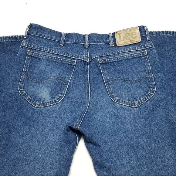 VINTAGE 70s Lee High Rise Union Made Bootcut Jeans - Picture 9 of 11